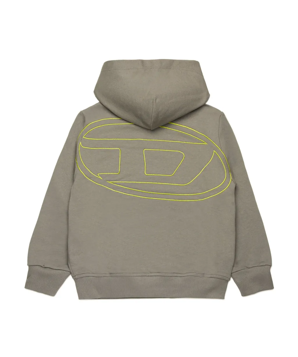 Oval-D Logo Embroidered Hoodie