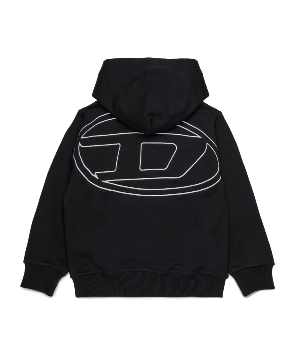 Oval-D Logo Embroidered Hoodie