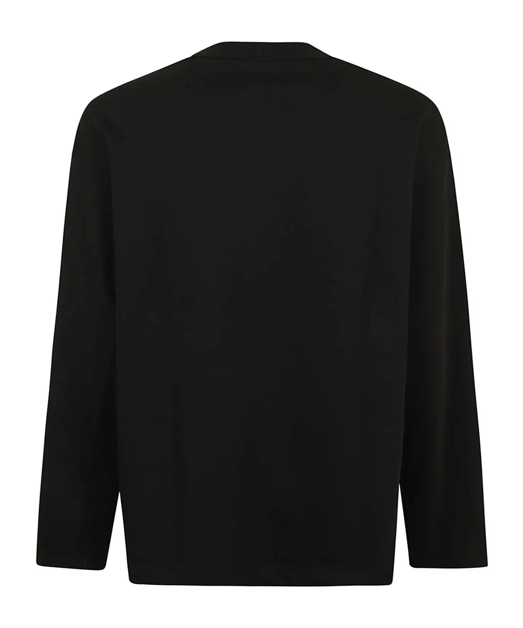 Logo Plaque Crewneck T-Shirt