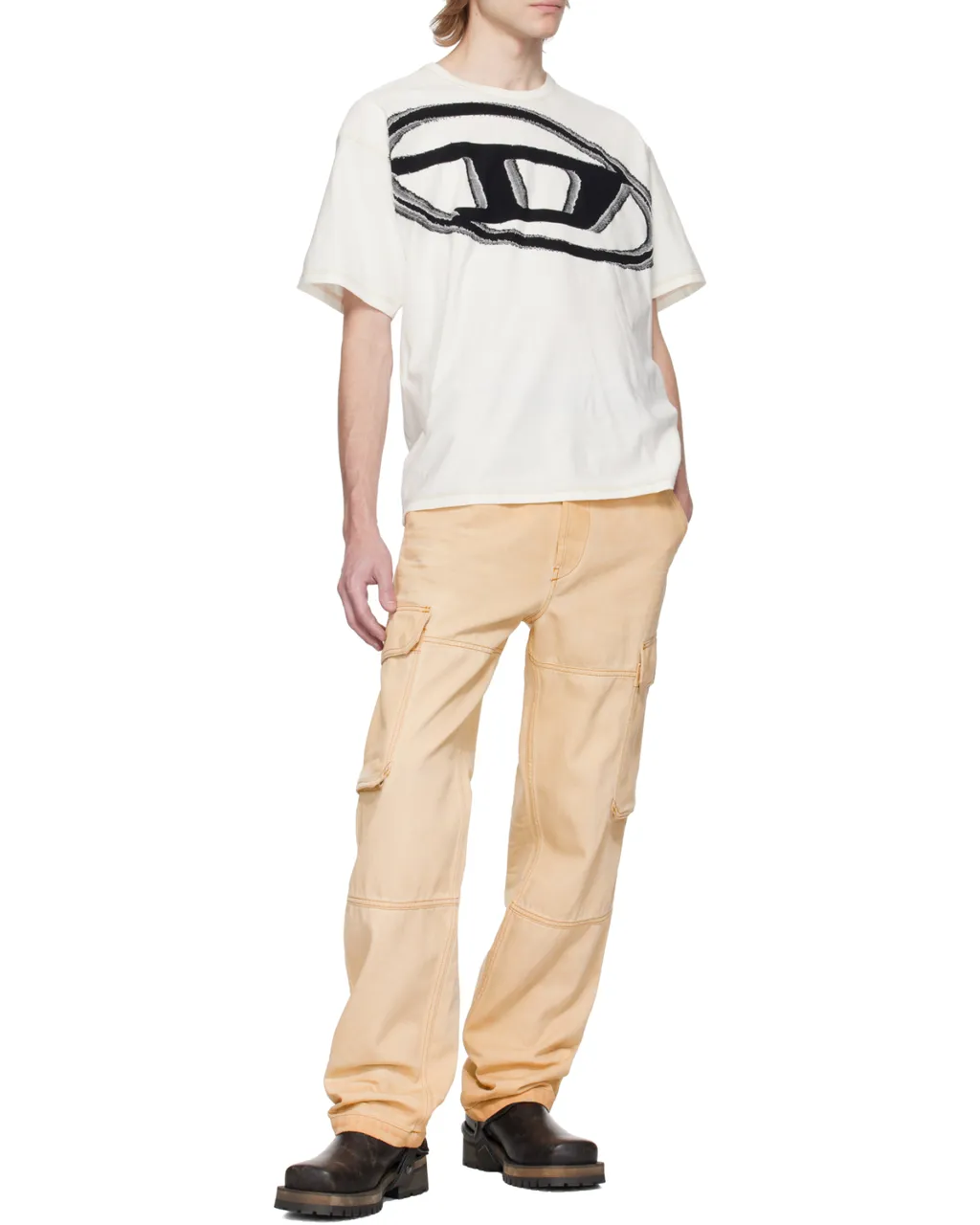 T-Doxt Logo Printed Crewneck T-Shirt