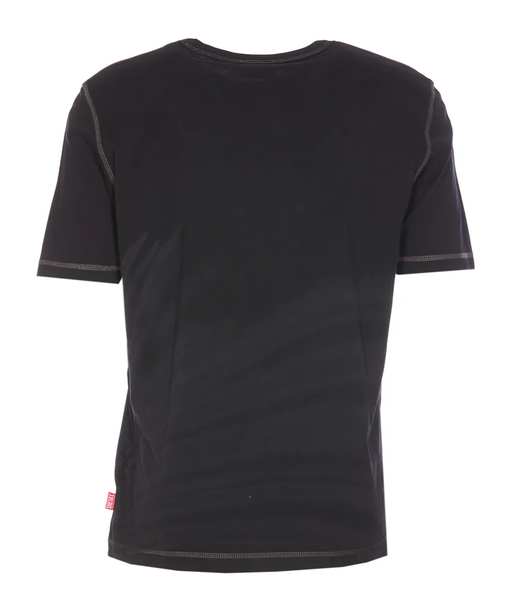 T-Adjust-R13 Laser-Faded Logo T-Shirt