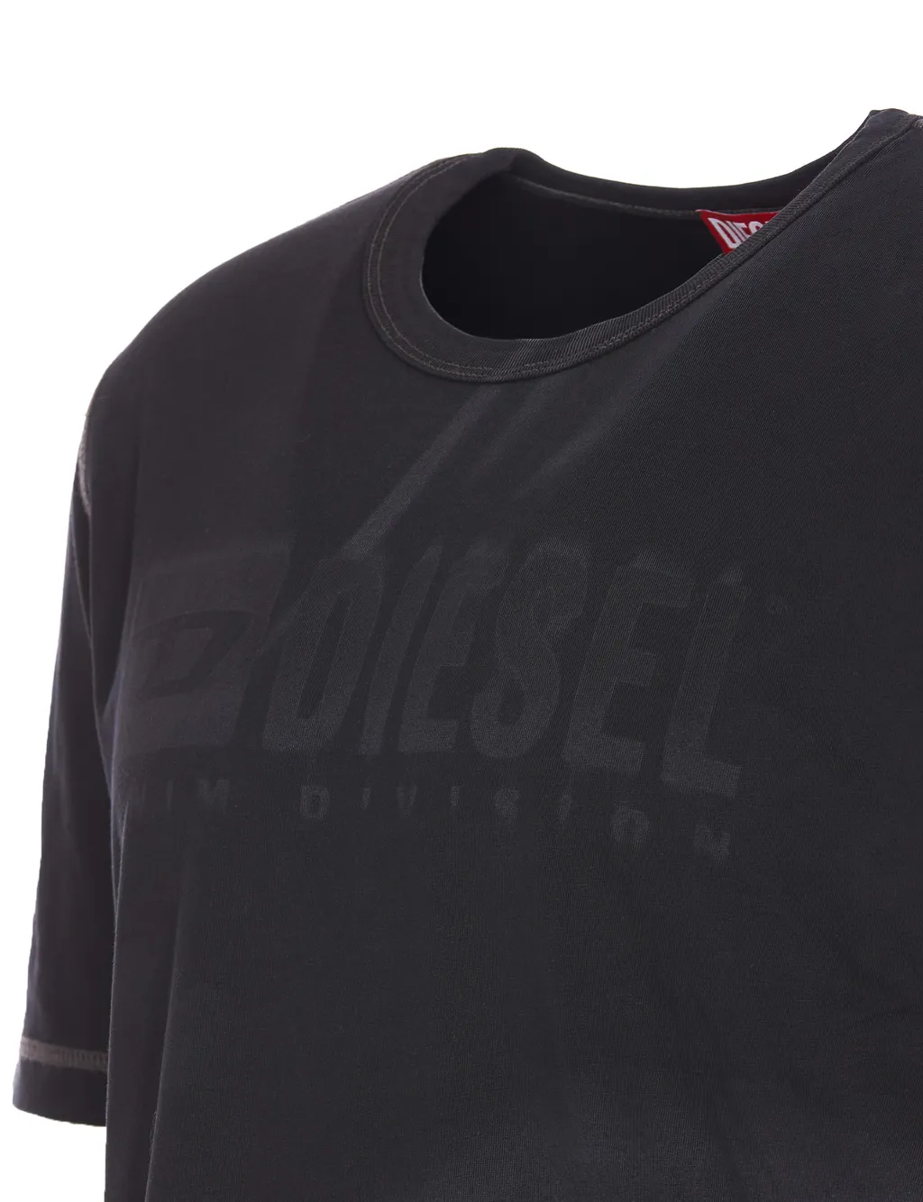 T-Adjust-R13 Laser-Faded Logo T-Shirt
