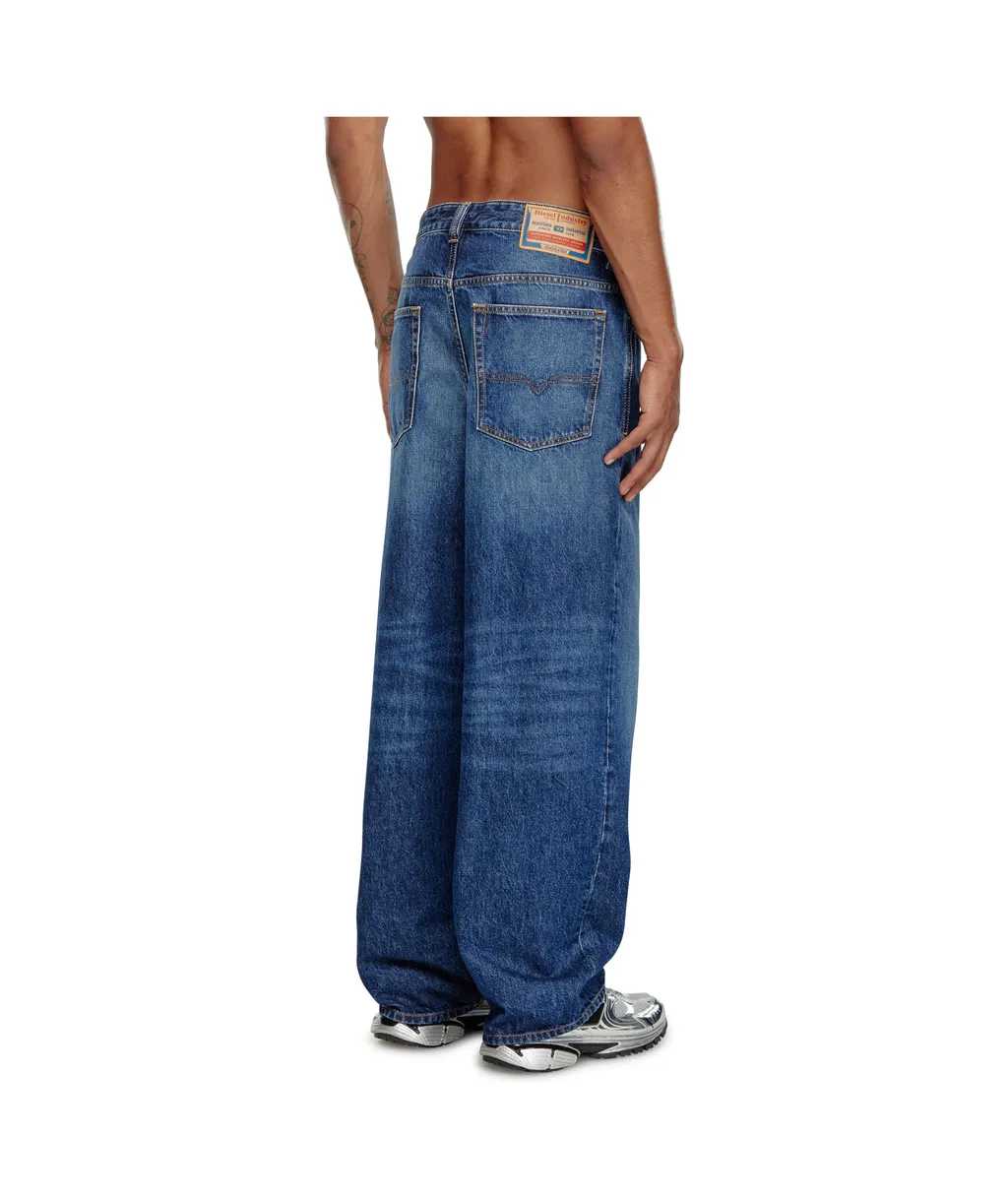 D-Macro Logo Patch Jeans