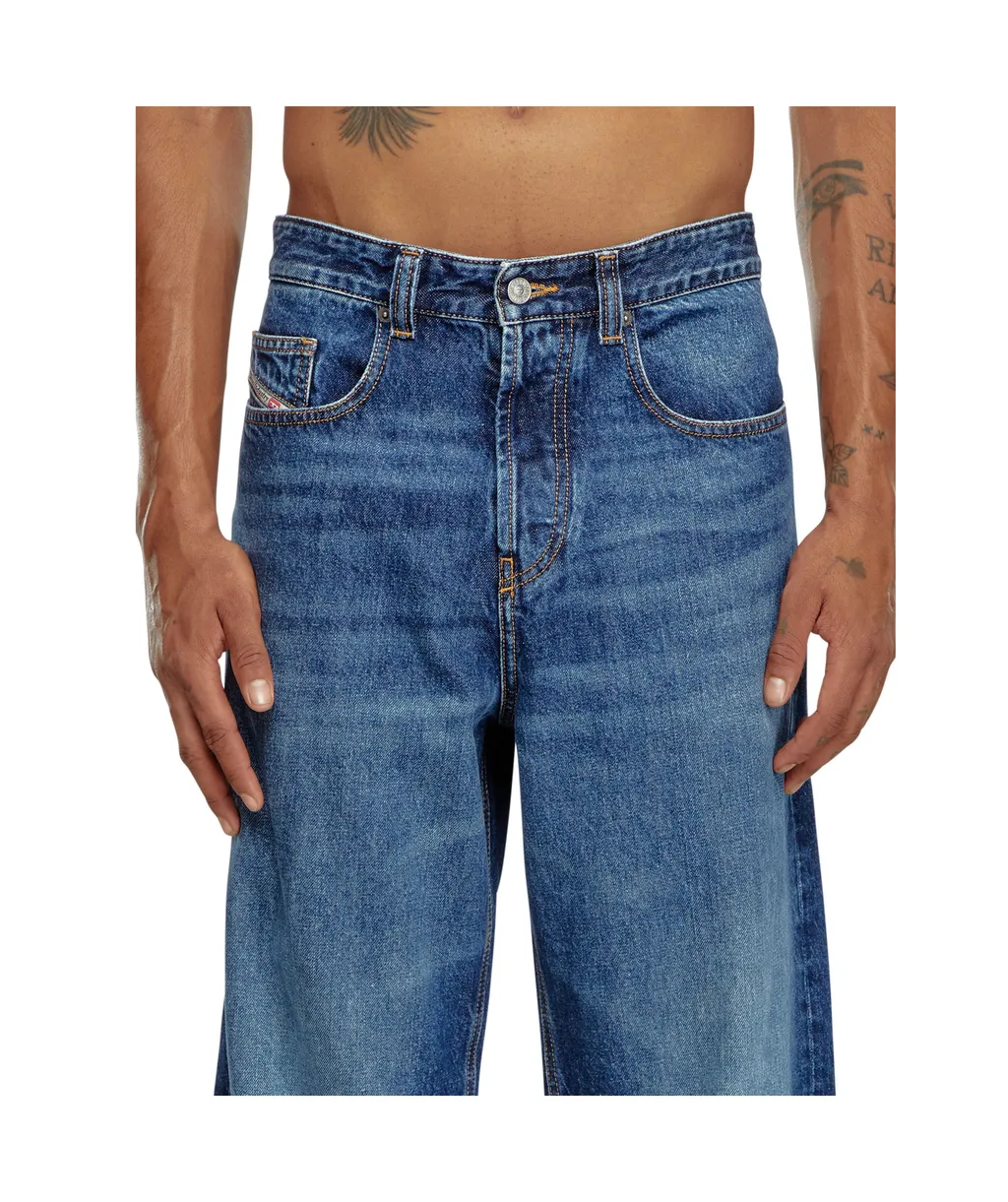 D-Macro Logo Patch Jeans