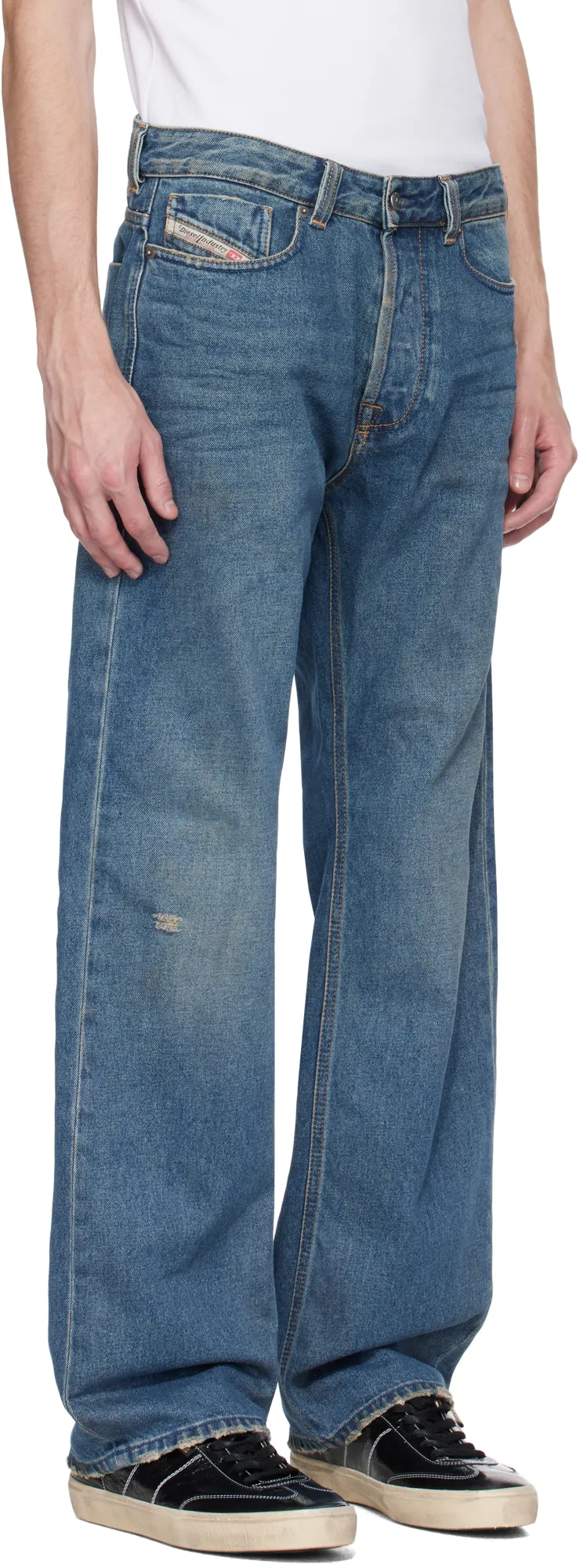 1980 D-Eeper Relaxed Distressed Jeans