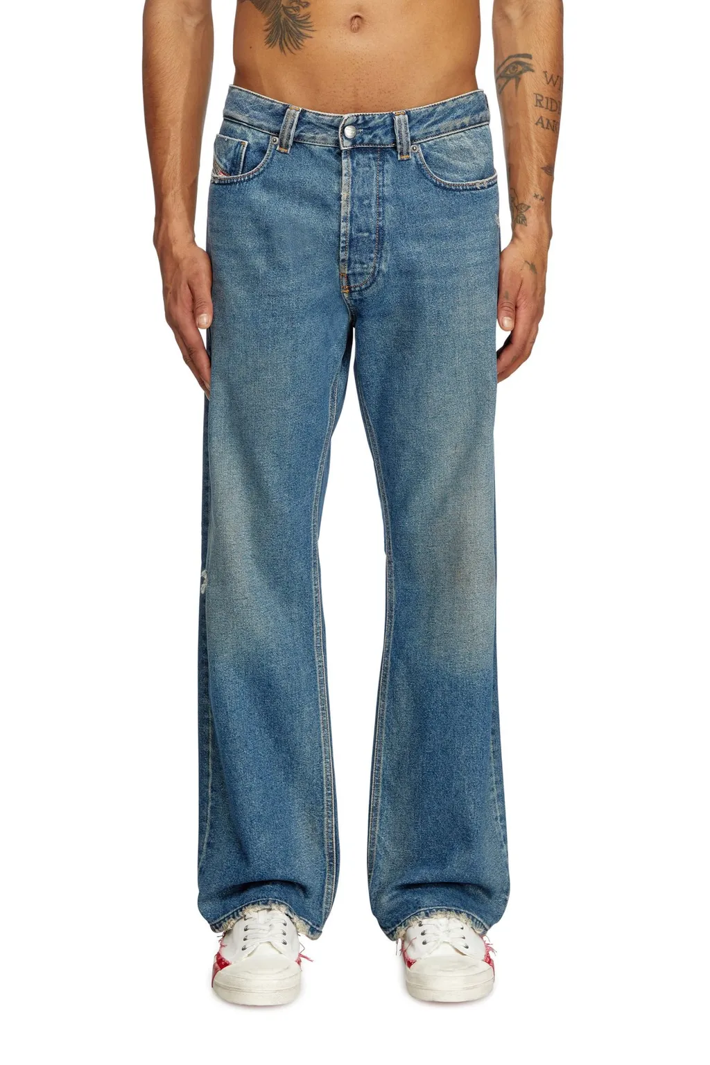 1980 D-Eeper Relaxed Distressed Jeans