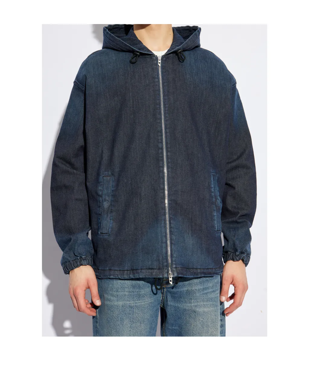 Hooded Denim Jacket