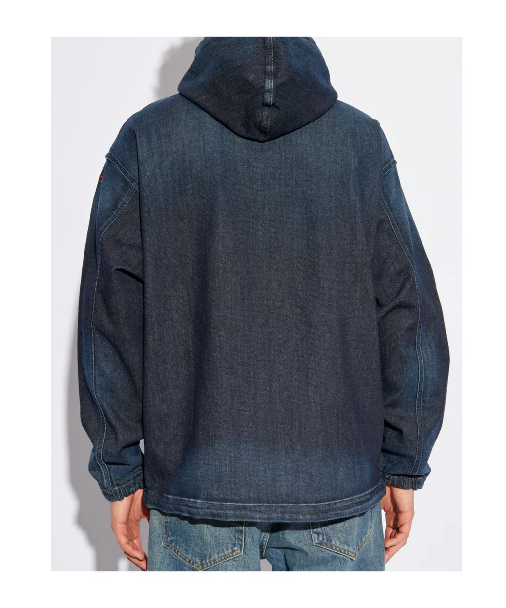 Hooded Denim Jacket