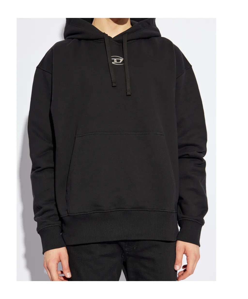 Metallic Logo Hoodie