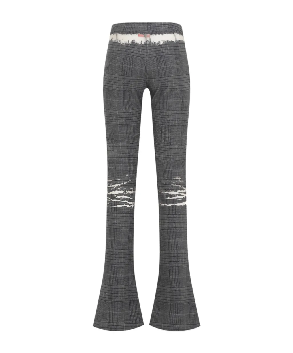 Checked Casual Pants