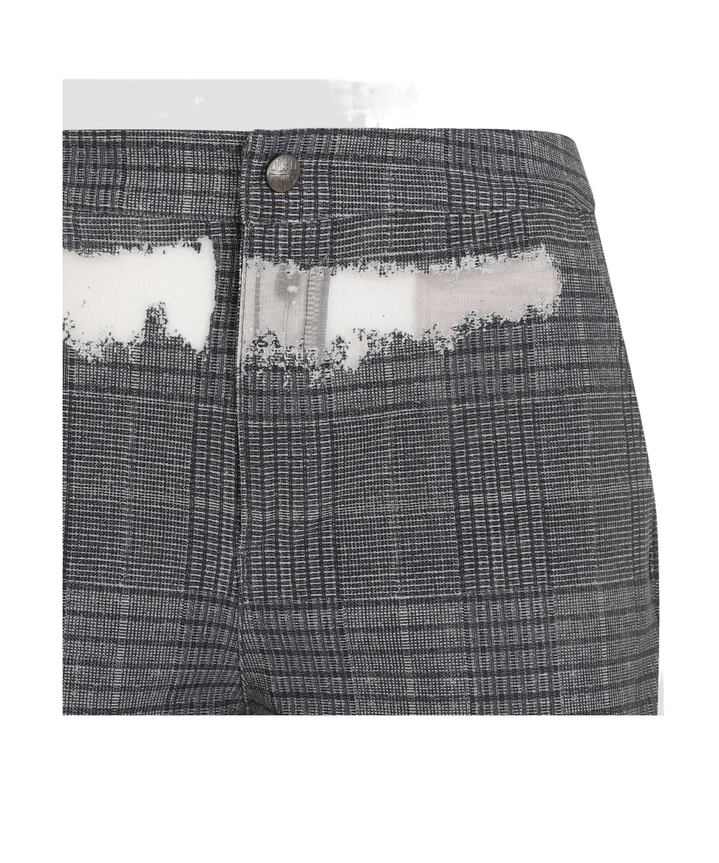 Checked Casual Pants