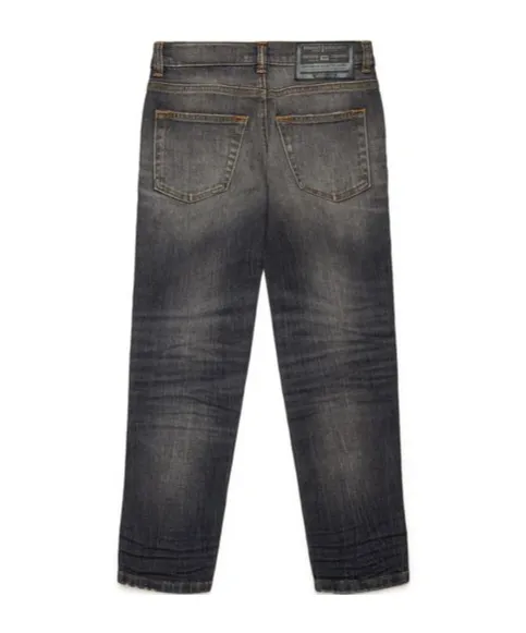 Distressed Tapered Jeans