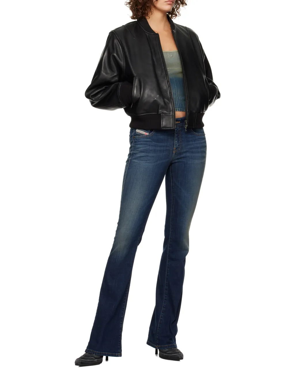 L-Ilan Oversized Bomber Jacket