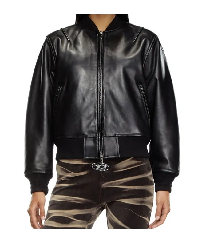 L-Ilan Oversized Bomber Jacket
