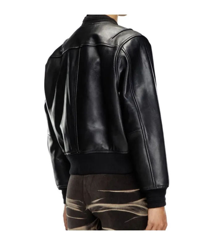 L-Ilan Oversized Bomber Jacket