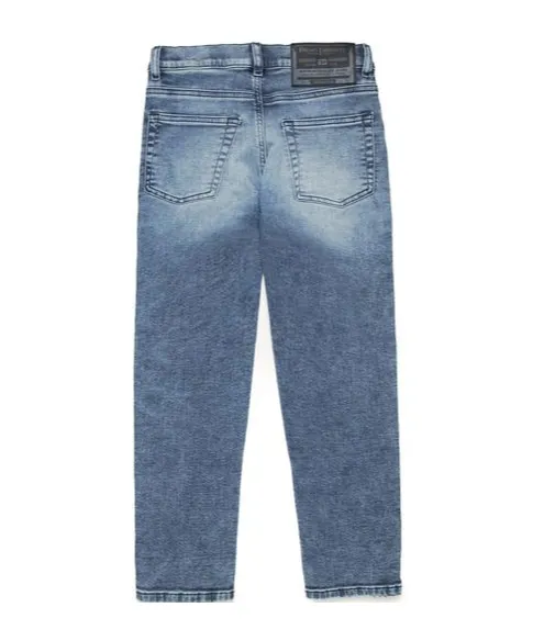 Mid-Waisted Straight-Leg Jeans