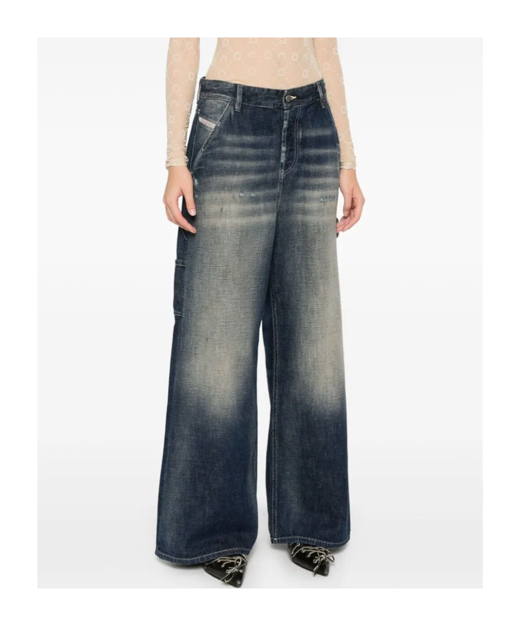 D-Sire Wide-Leg Jeans