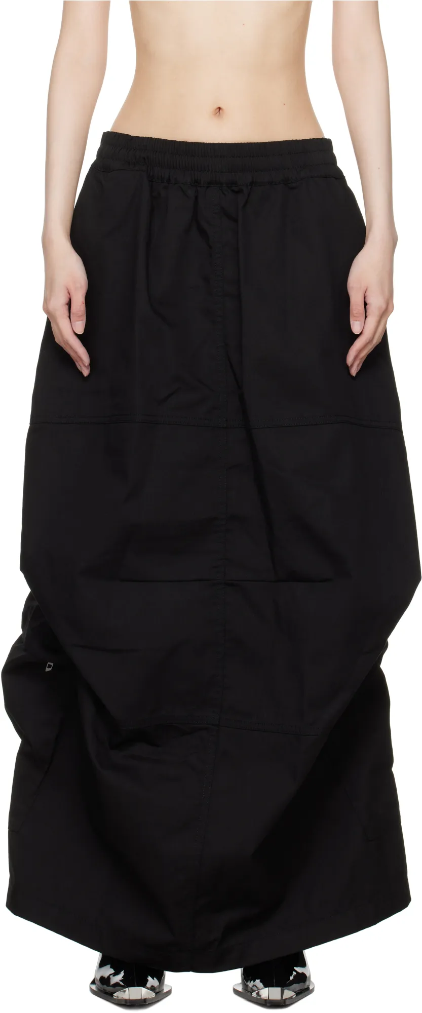 Ruched-Detailing Skirt