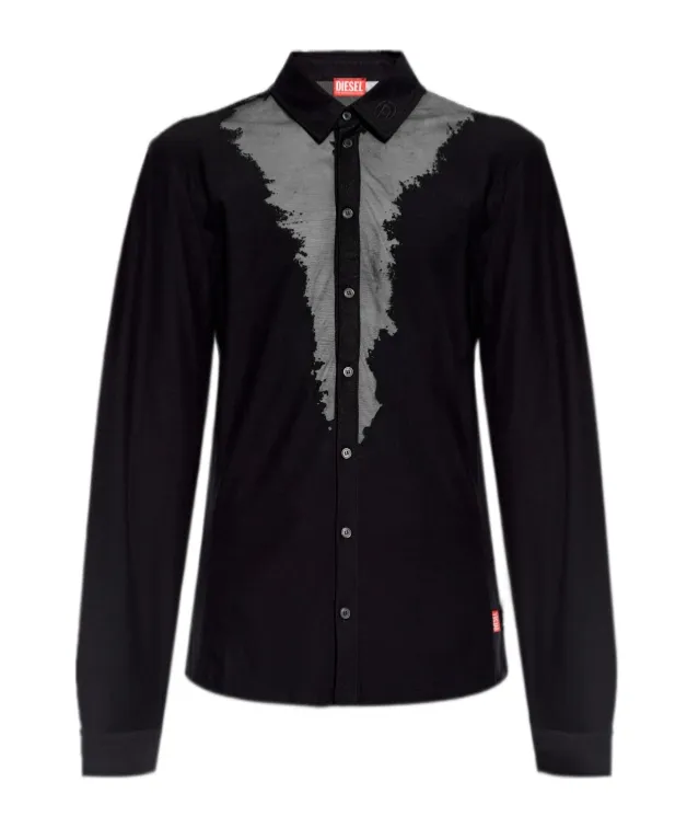 S-Sun-Plain Long-Sleeved Shirt