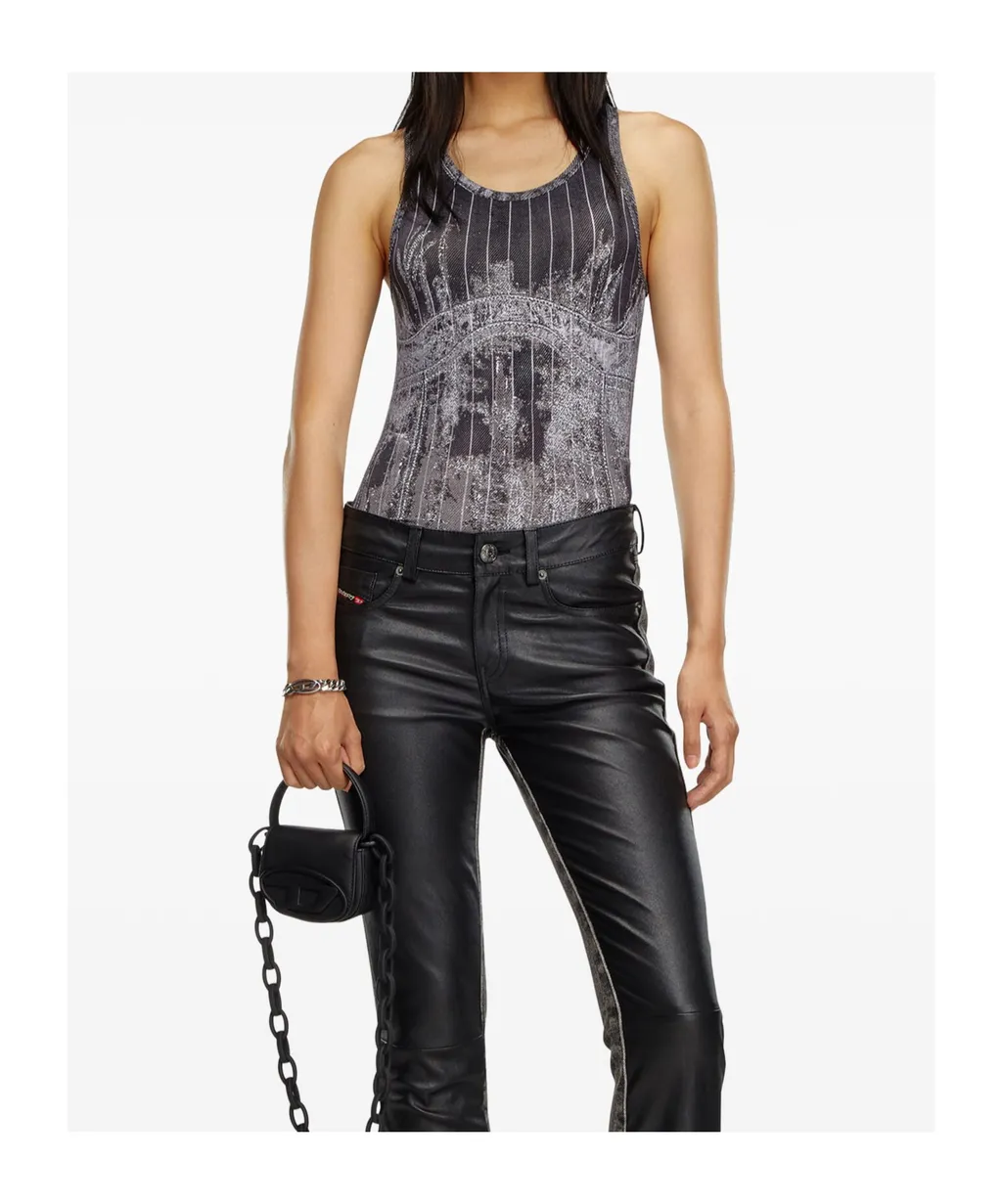 T-Stripe Logo-Embroidered Tank Top
