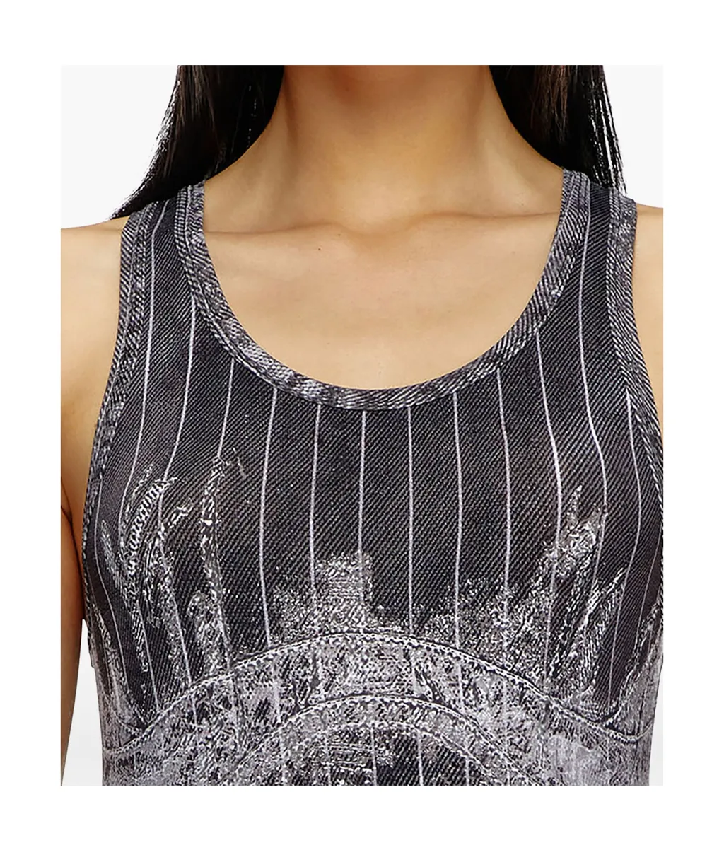 T-Stripe Logo-Embroidered Tank Top