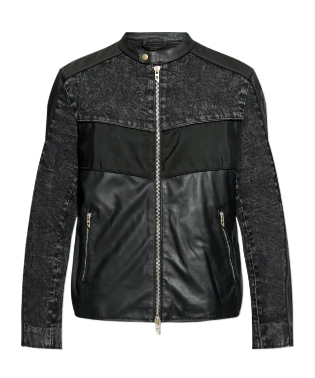 L-Leopol Panelled Jacket