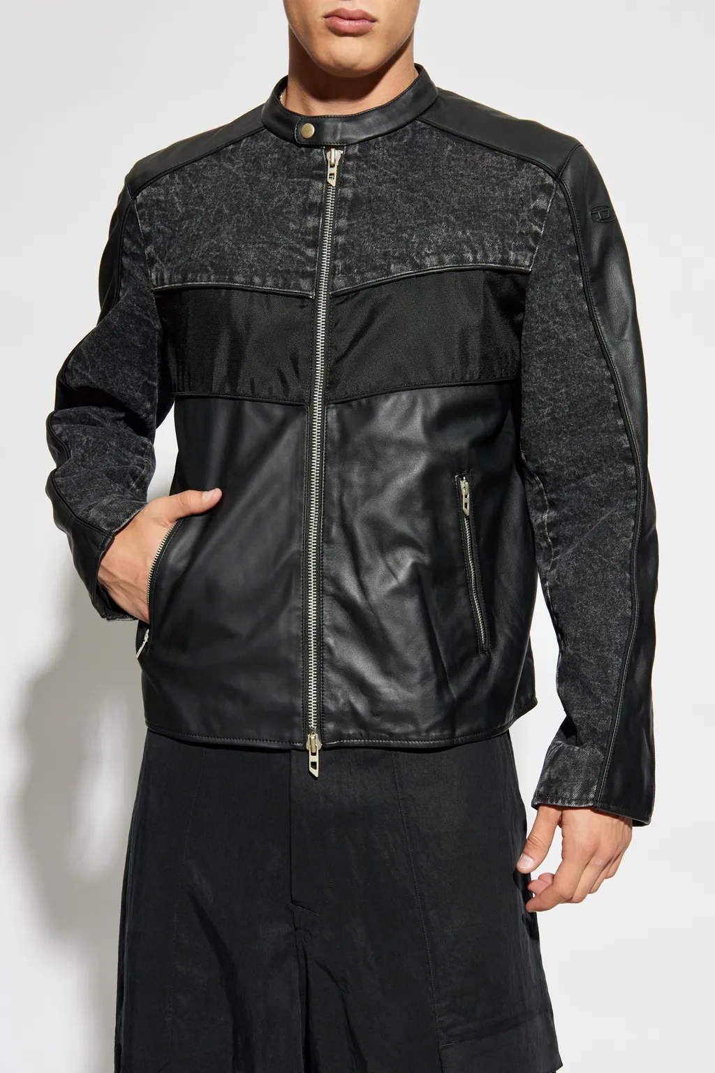 L-Leopol Panelled Jacket