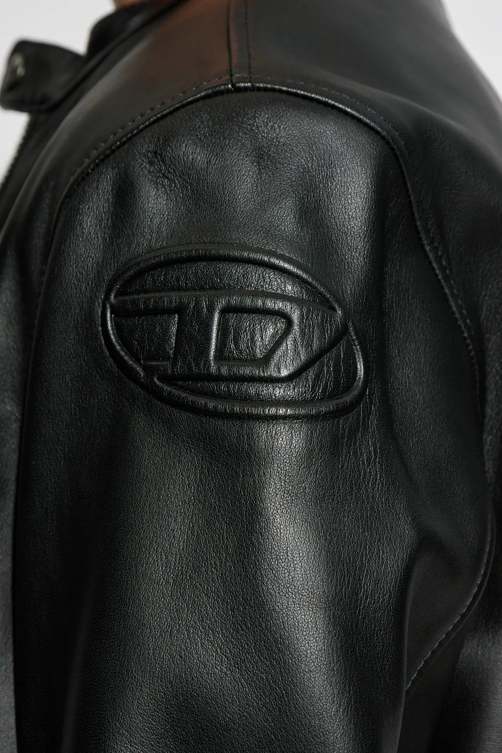 Zippered Leather Jacket