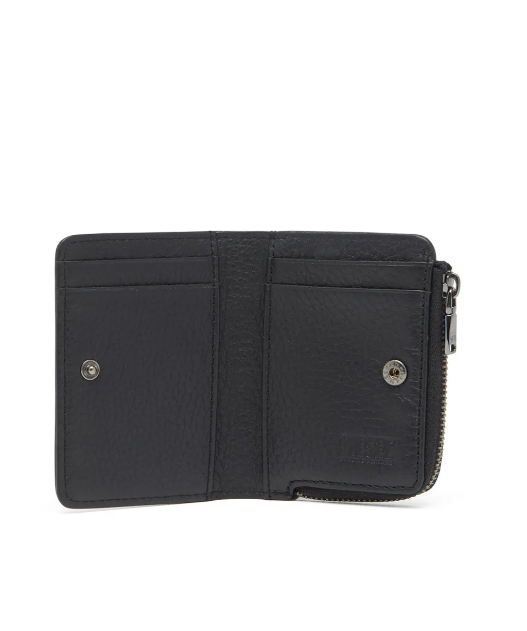 Logo Plaque Leather Wallet