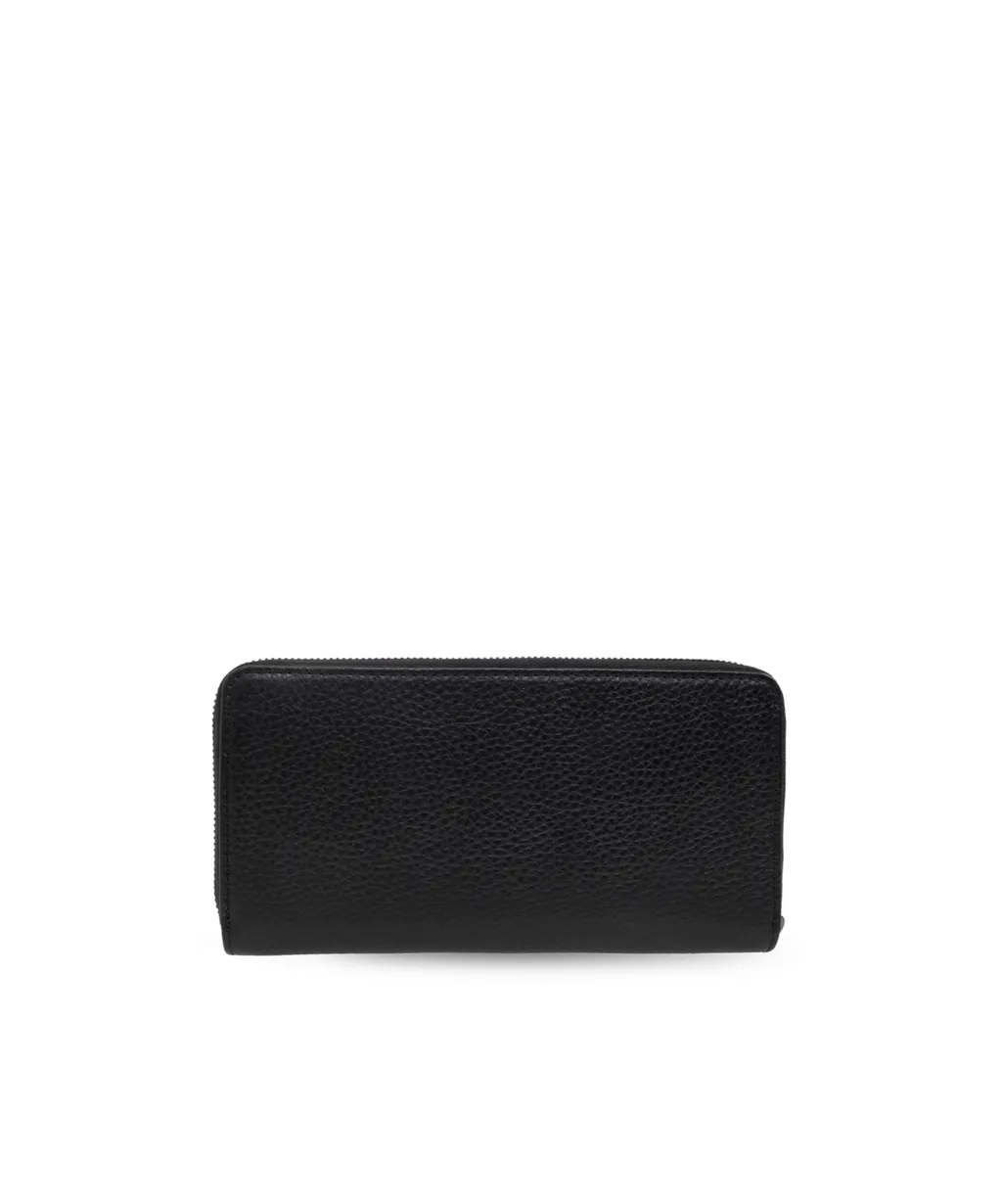 Logo-Plaque Leather Wallet
