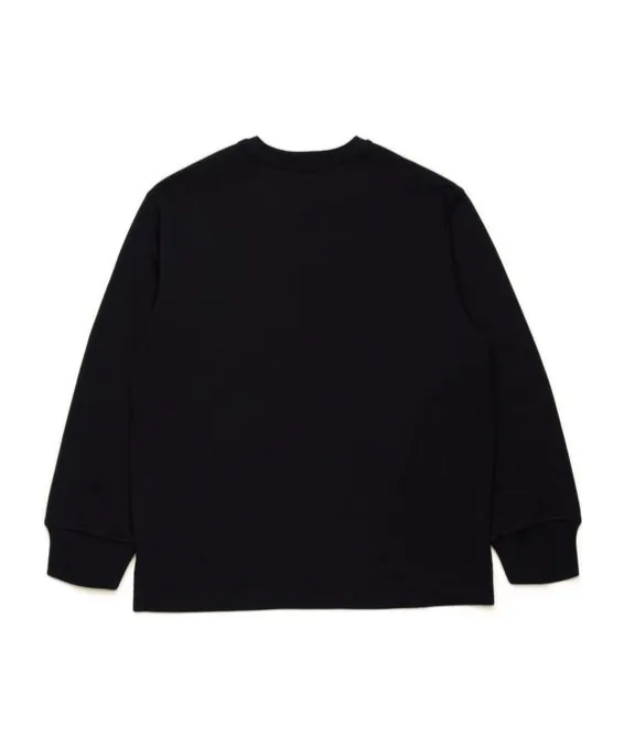 Logo Plaque Crewneck Sweatshirt