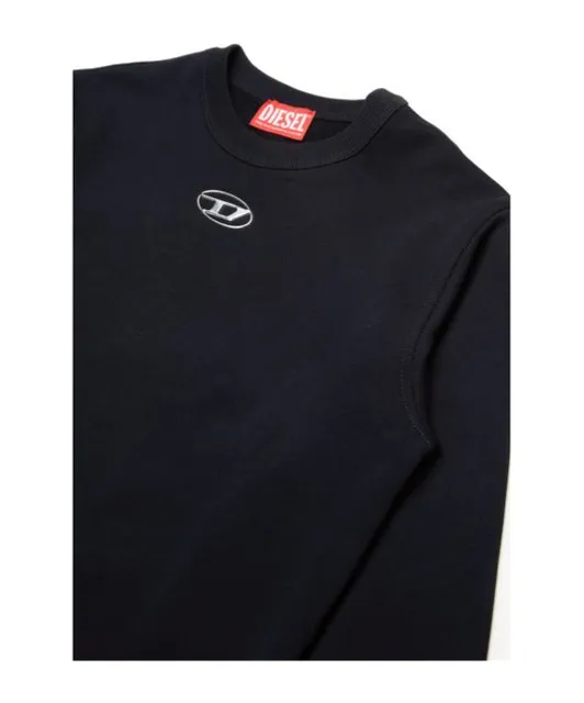 Logo Plaque Crewneck Sweatshirt