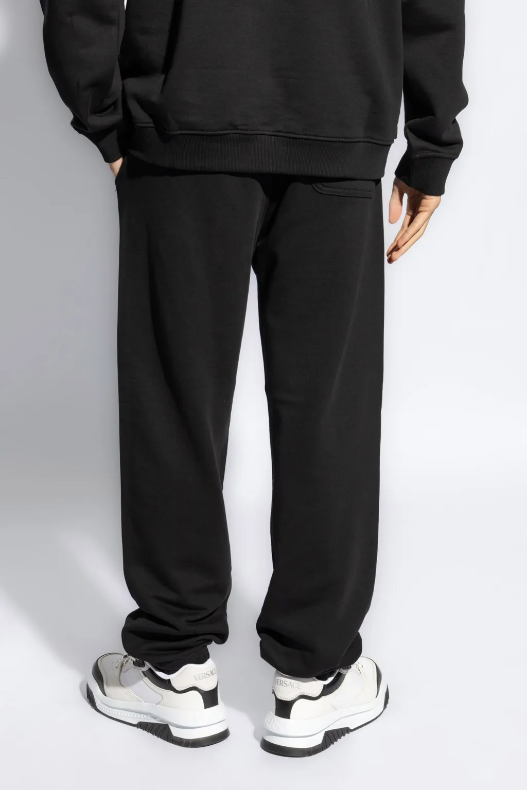 Logo-Patch Cotton Track Pants