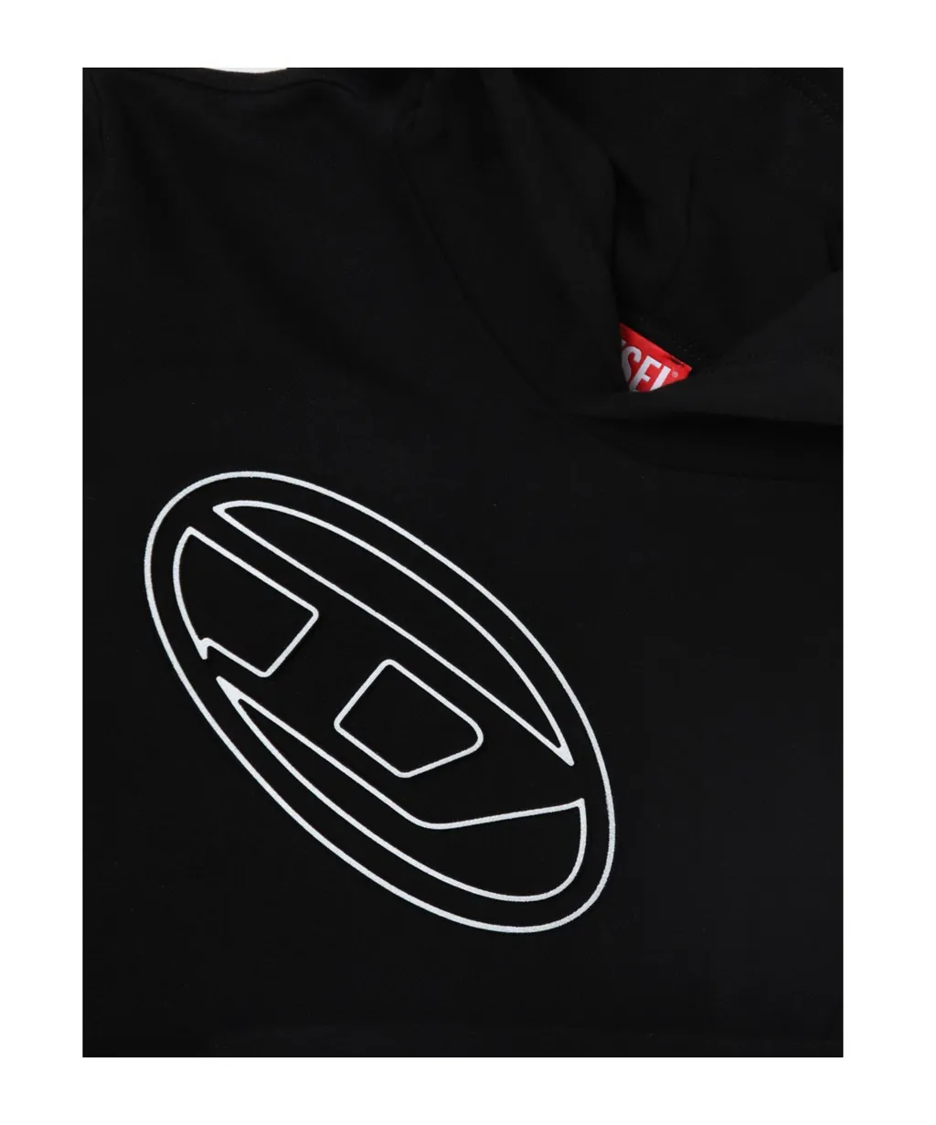 Oval-D Logo Embossed Hoodie