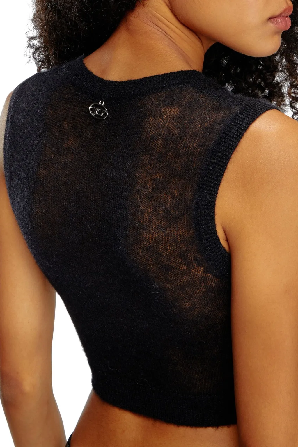 M-Arostica Sleeveless Knitted Tank Top