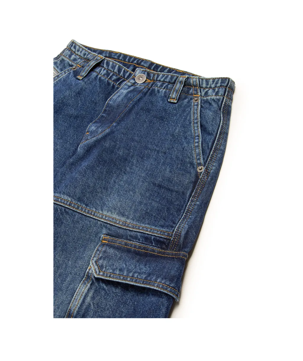 Low-Waisted Cargo Jeans