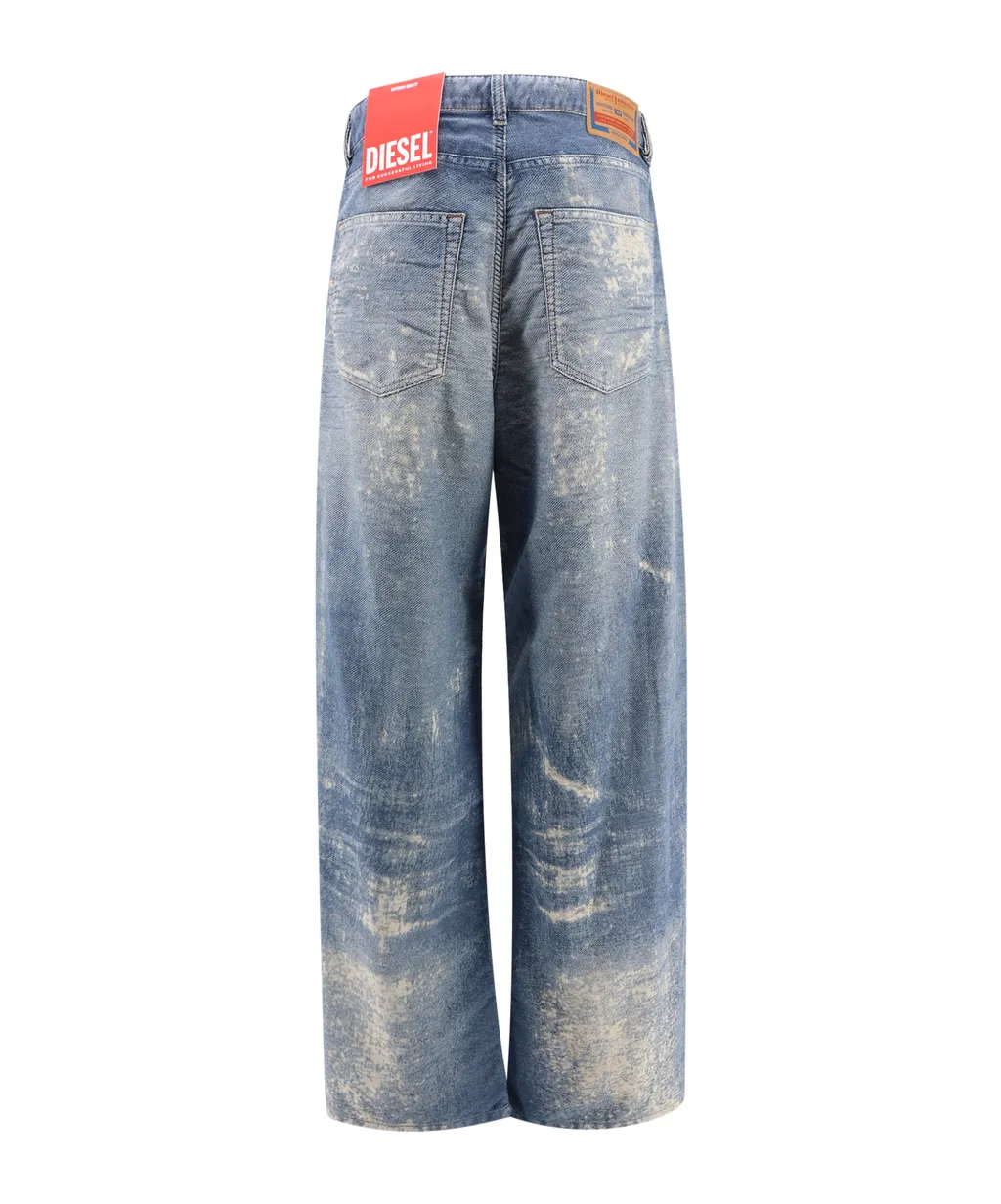 1996 D-Sire-Fsf Wide Leg Distressed Jeans
