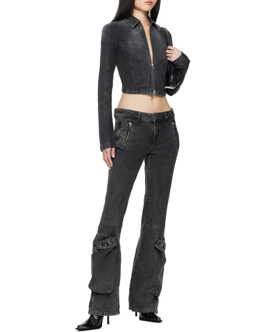 D-Poky-S Bootcut Flared Jeans