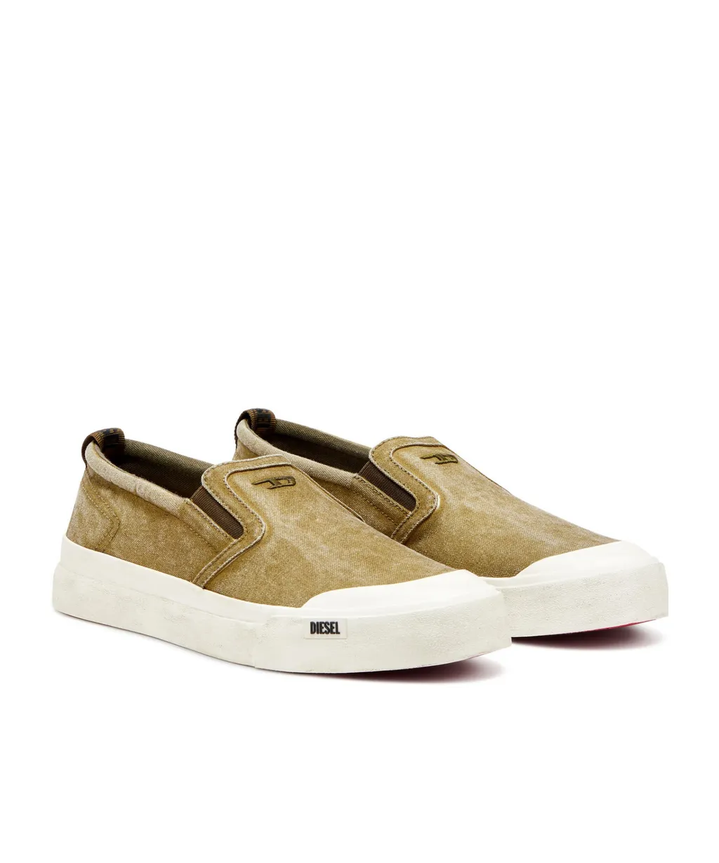 S-Athos Slip-On Denim Sneakers