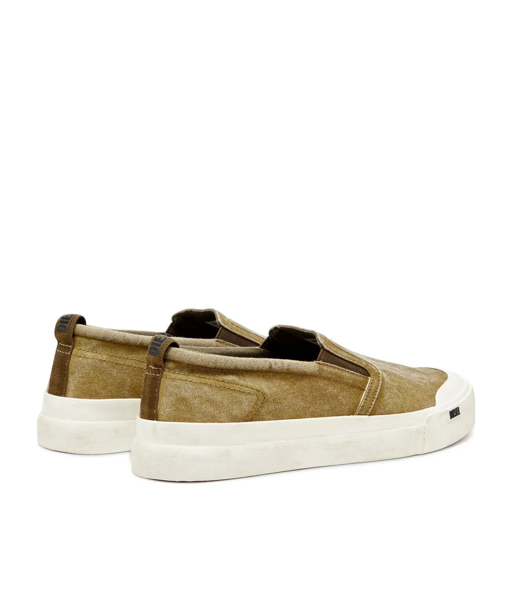 S-Athos Slip-On Denim Sneakers