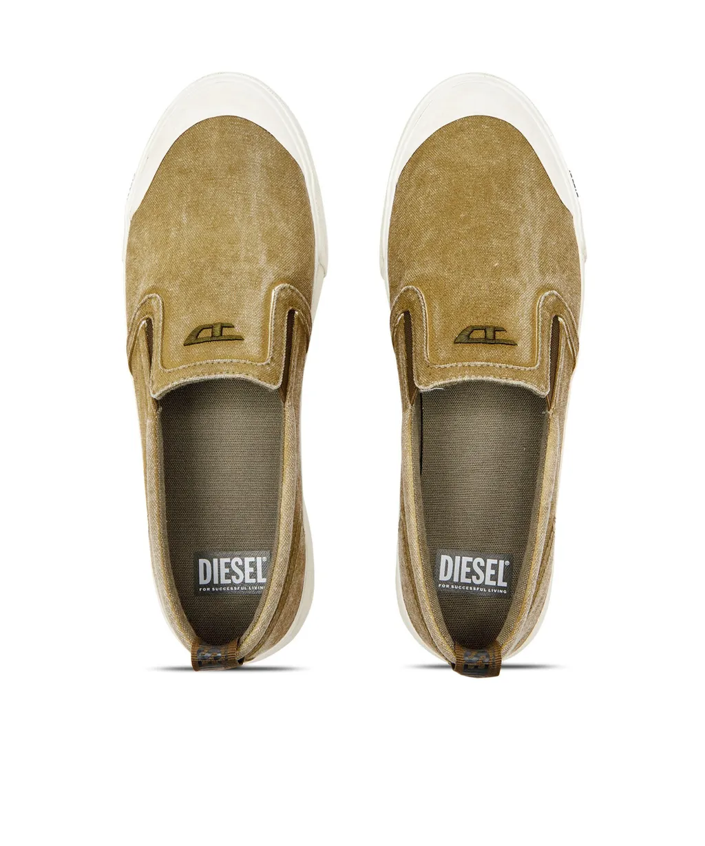 S-Athos Slip-On Denim Sneakers