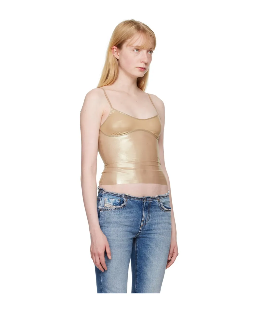 Low Round Neck Elastic Mesh Sling