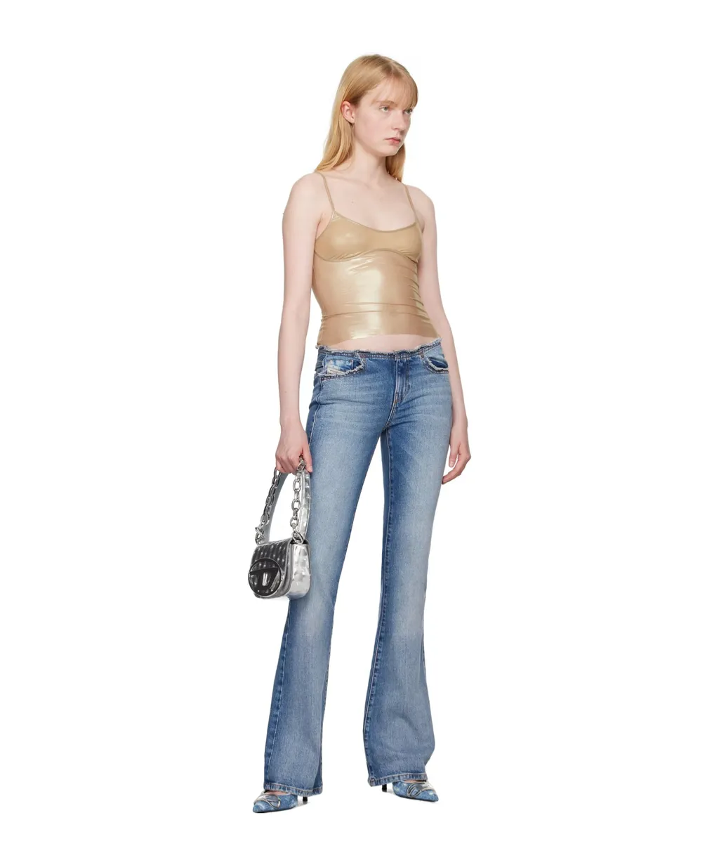 Low Round Neck Elastic Mesh Sling