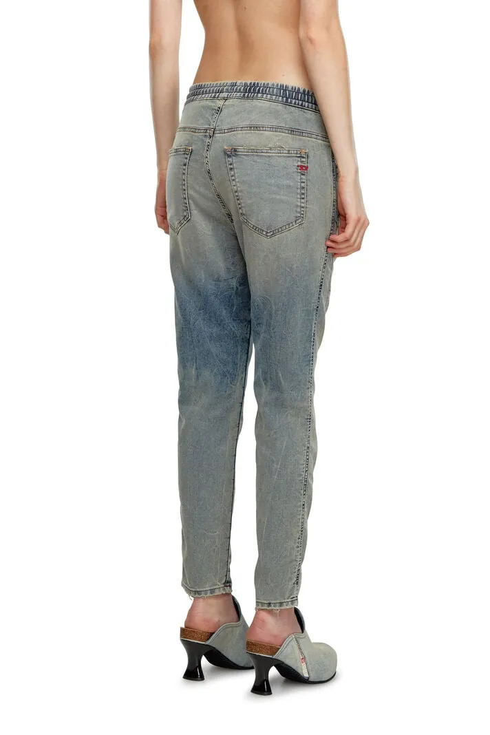 Bleached Tapered Jeans