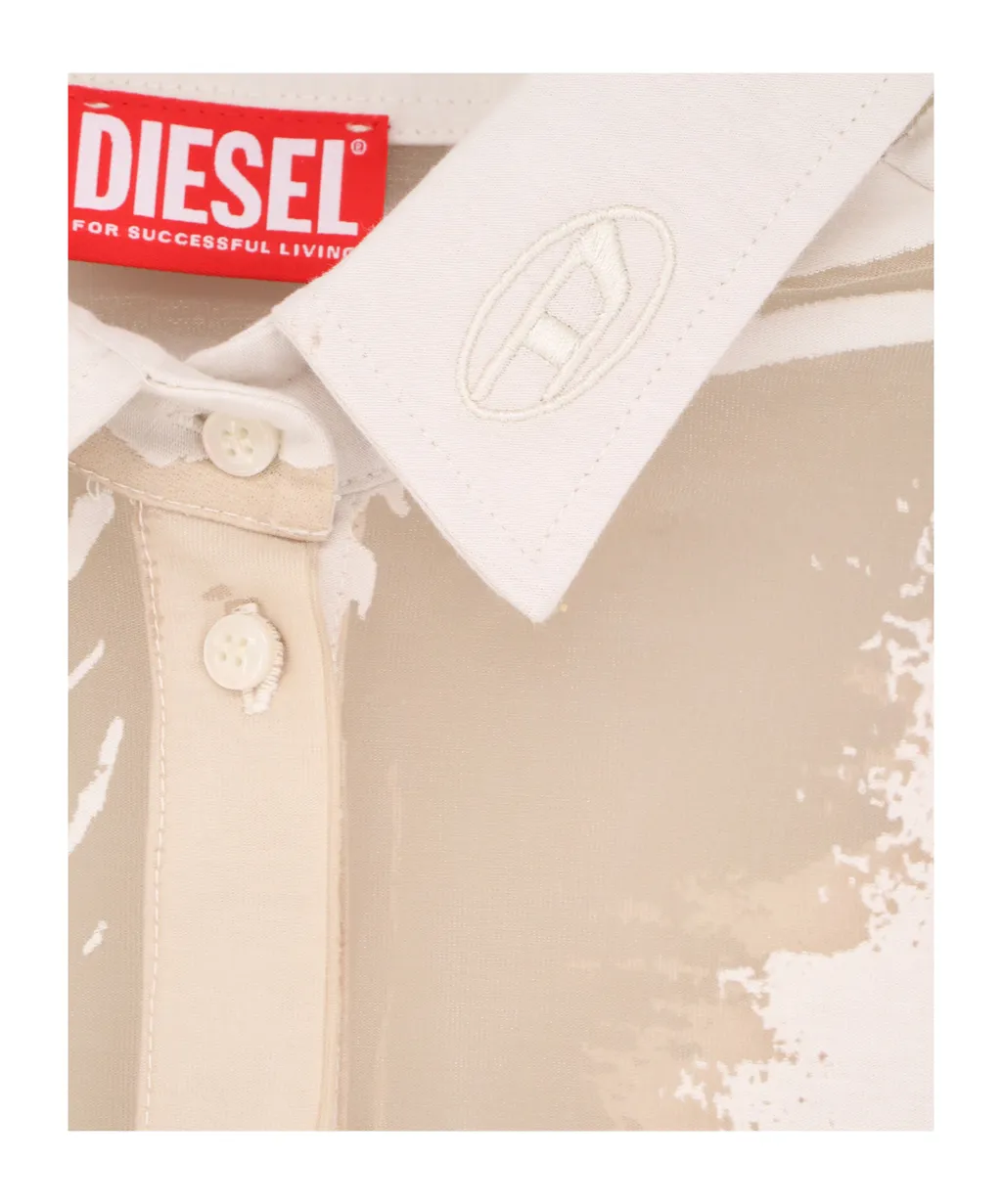 Giseld Logo Embroidered Sleeveless Shirt