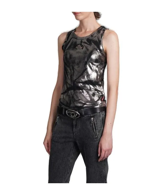 Crewneck Sleeveless Top