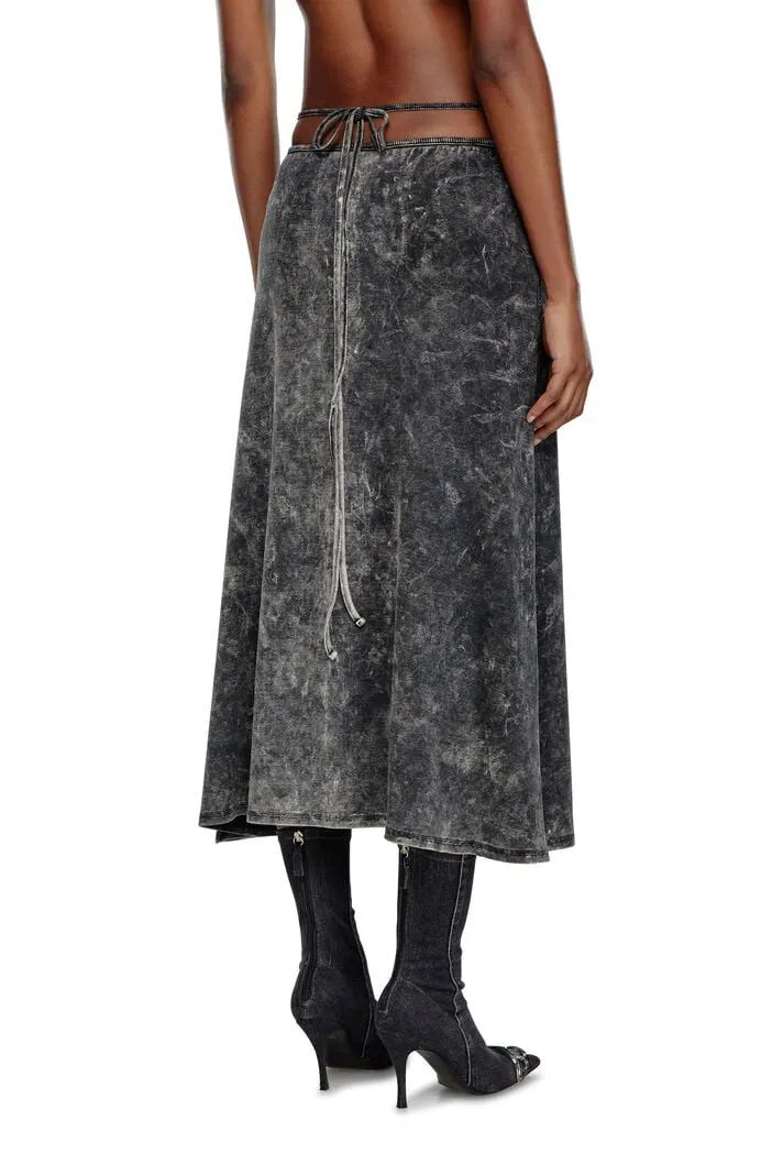 O-Rossi Marbled Midi Skirt