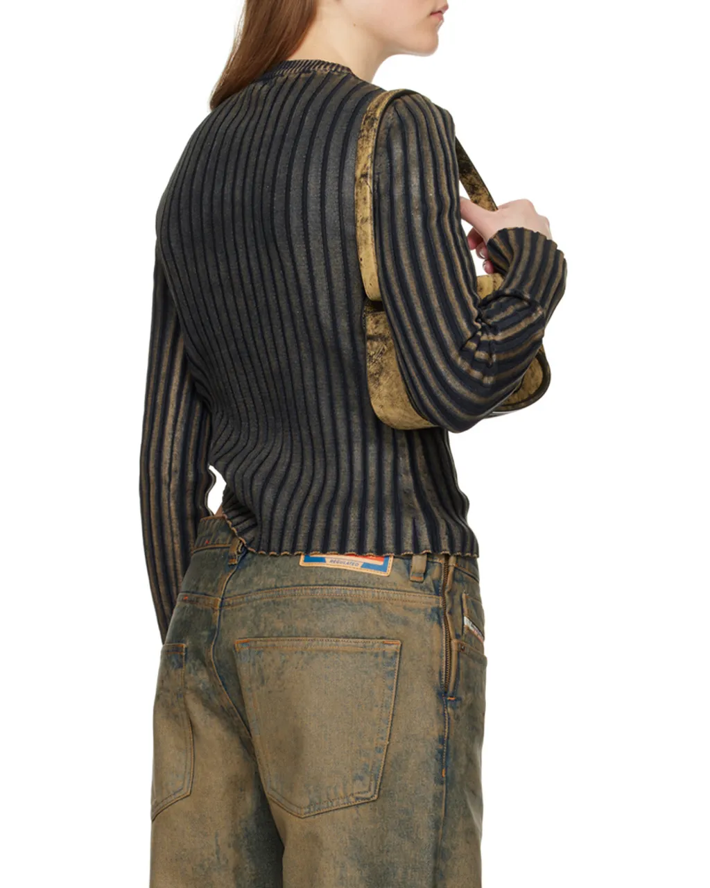 Rib Round-Neck Sweater