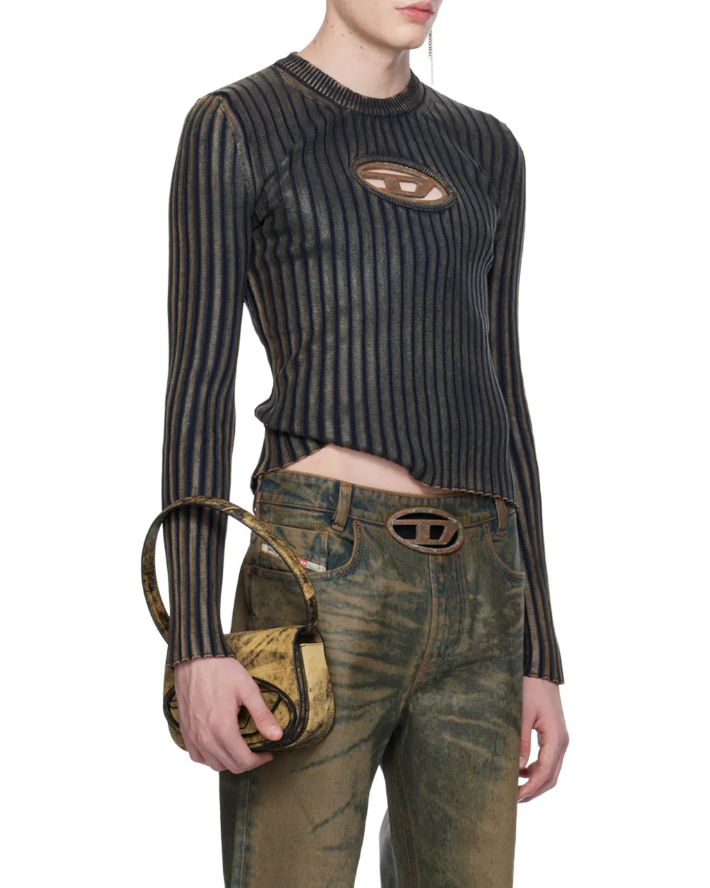 Rib Round-Neck Sweater