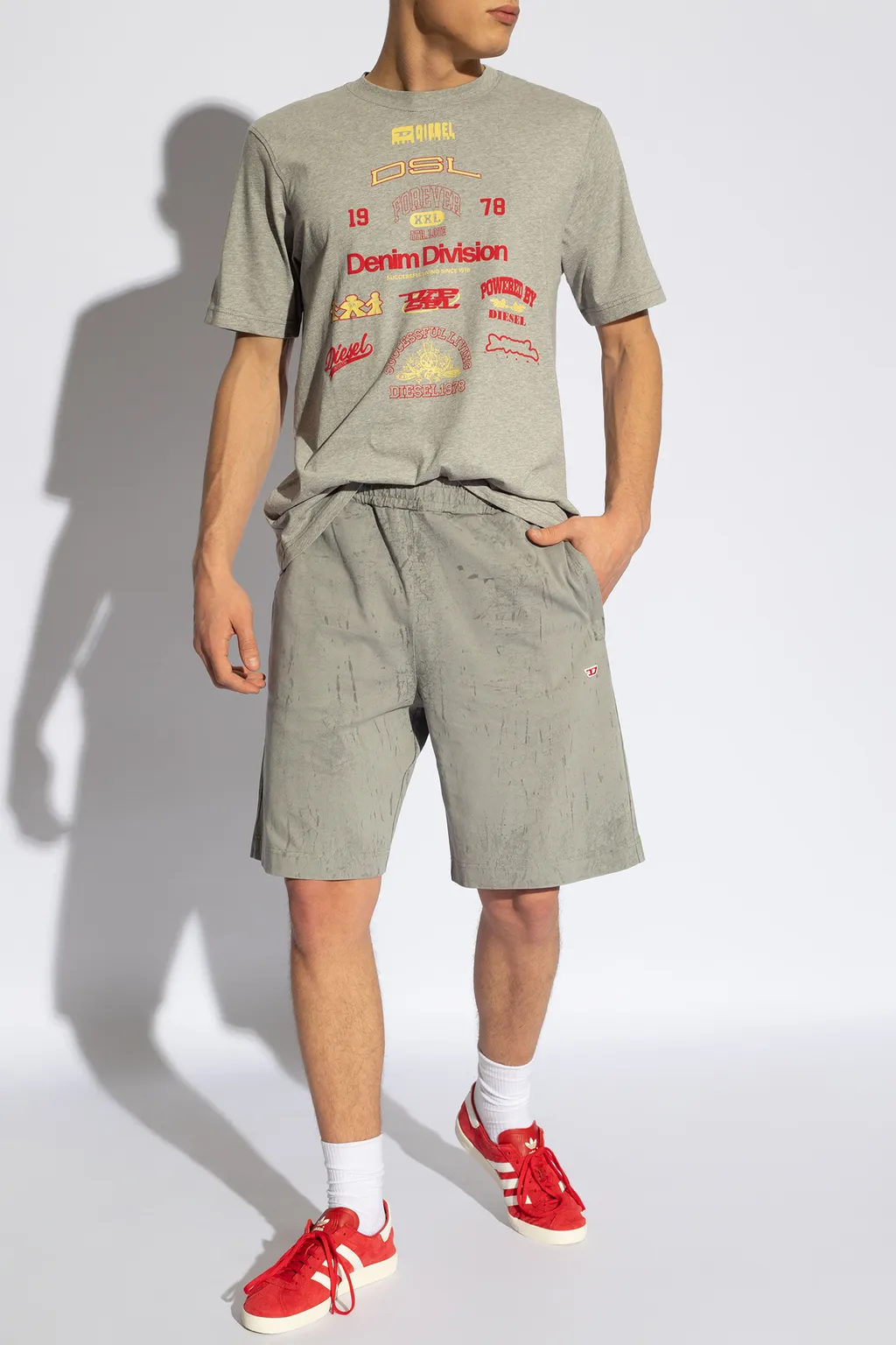 P-Crown-N1 Cotton Track Shorts